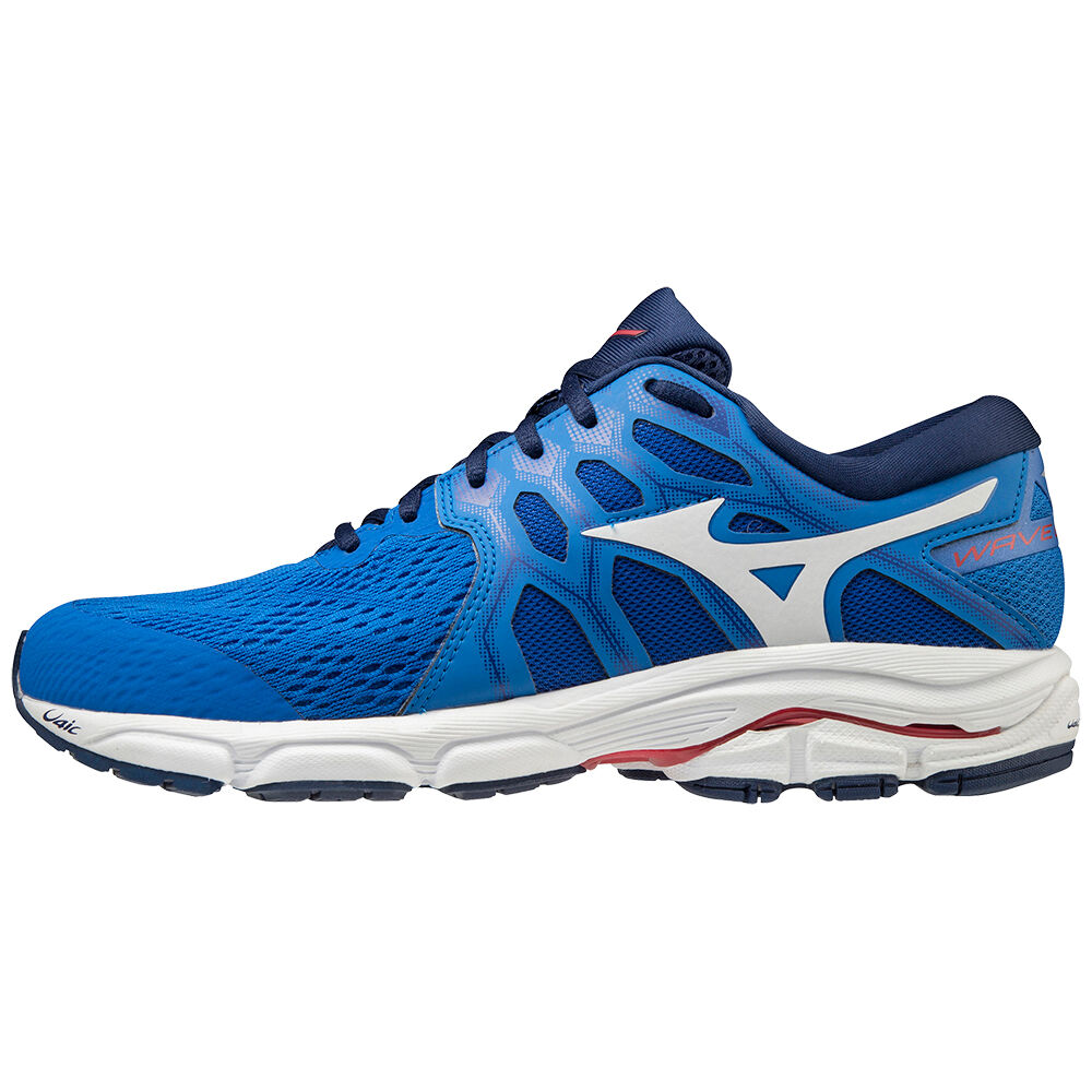 Zapatillas Running Mizuno Wave Equate 4 Hombre Azules/Blancas Baratas FIXN-71502